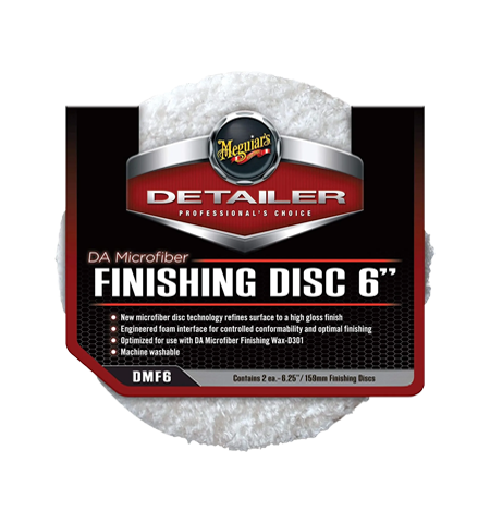 MEGUIAR'S DA MICROFIBER DISCOS ACABADO 6"