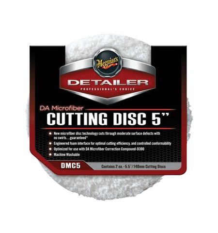 MEGUIAR'S DA MICROFIBER DISCOS DE CORTE 5"