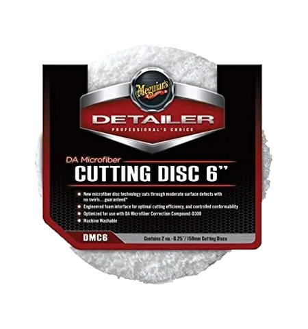 MEGUIAR'S DA MICROFIBER DISCOS DE CORTE 6"